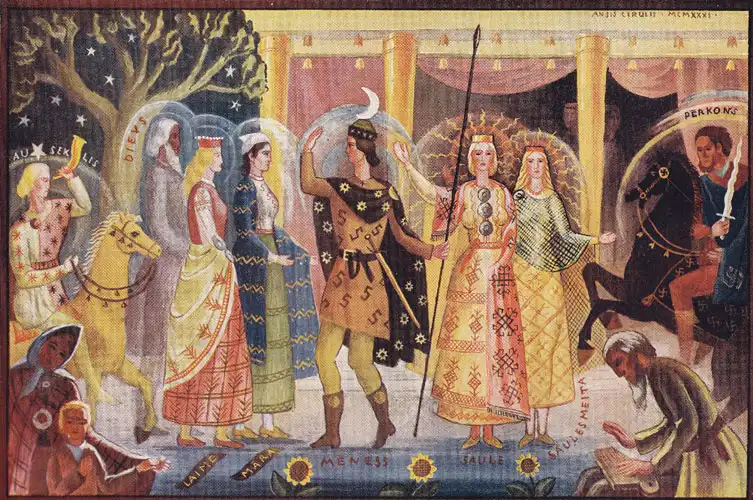 Latviešu mitoloģija: Dievi, gari un pasaules uzskats